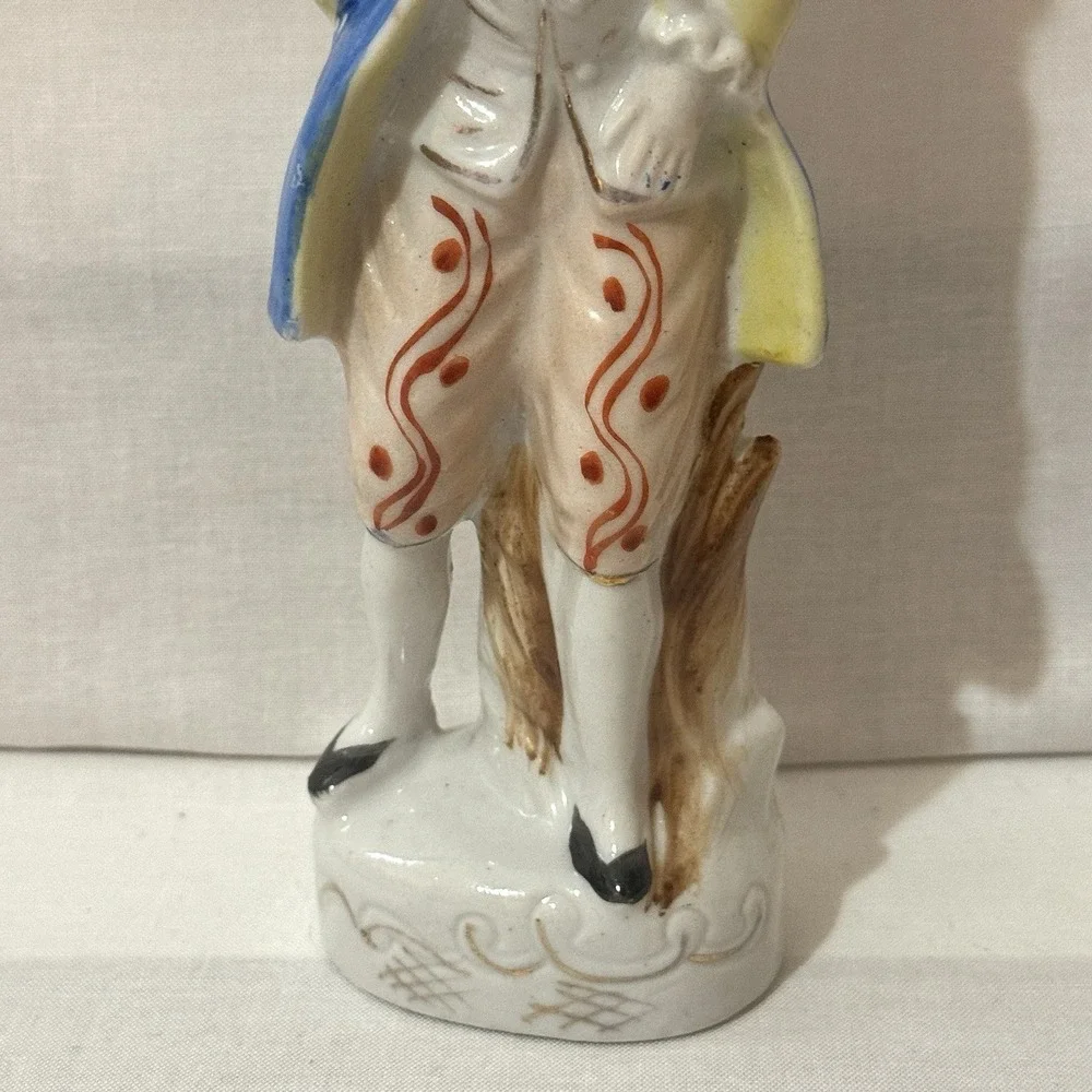 Vintage 1970's Occupied Colonial Man 10" Made In Japan Hand Painted Figurine - Picture 3 of 8